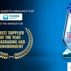 Award for Tower’s reusable pharmaceutical cold chain containers