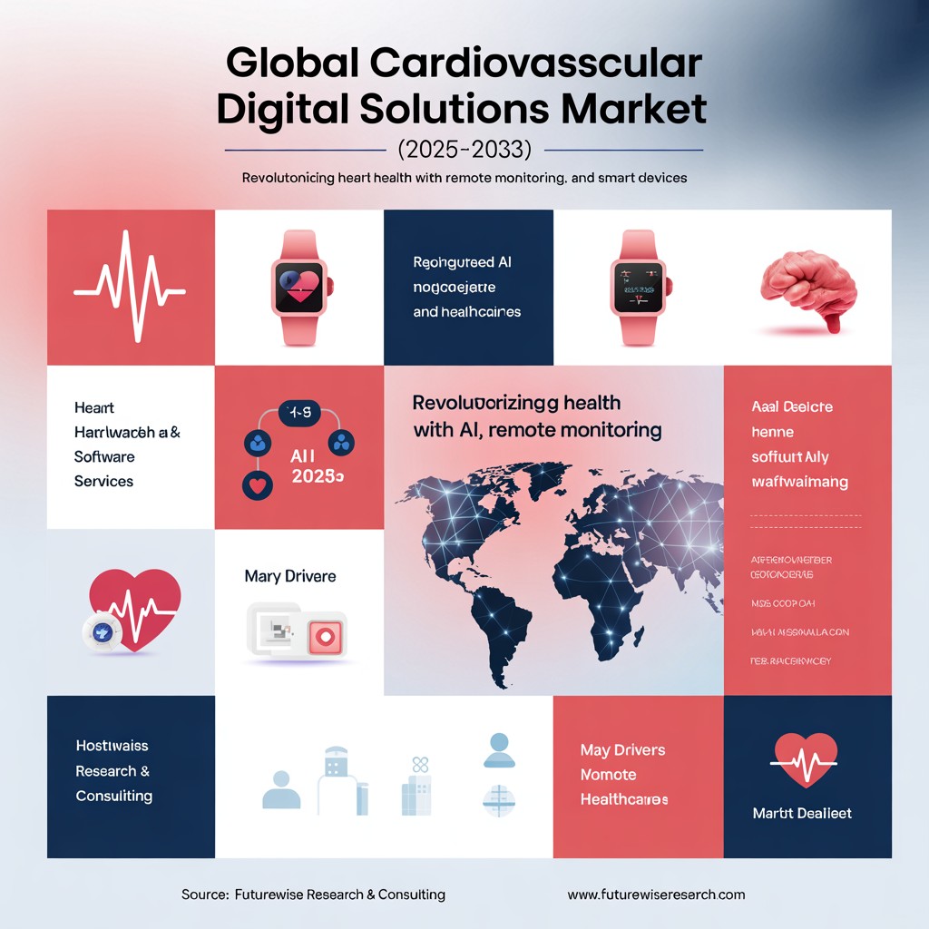 Global Cardiovascular Digital Solutions Market to Surpass $140 Billion by 2030, Driven by AI and Remote Monitoring