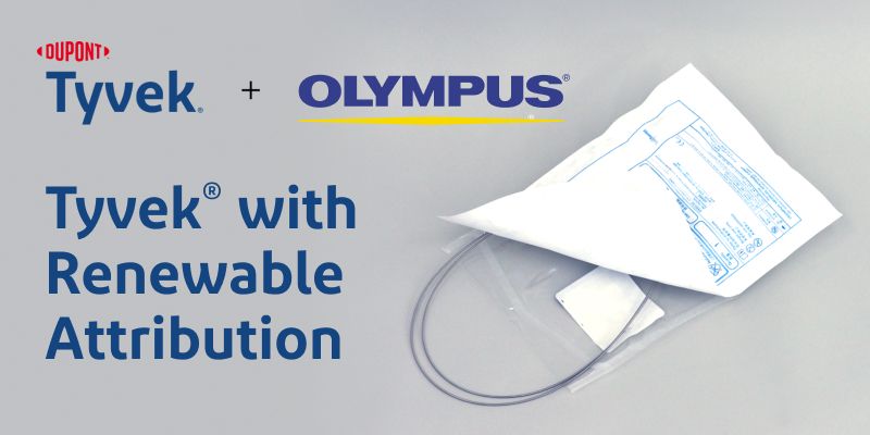 Olympus Commits to Advancing Sustainable Packaging Enabled by DuPont(TM) Tyvek(R) with Renewable Attribution