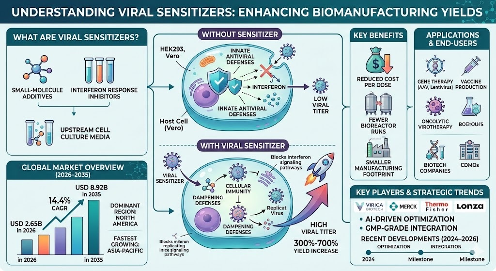 Viral Sensitizers Market: The Silent Engine Powering the Future of Biotherapy [2026-2035 Report]
