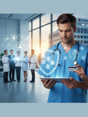 MSP-Managed Staffing and Blockchain Credentialing: A Secure and Transparent Model for Verifying Heal