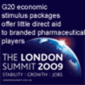 G20 economic stimulus packages offer little direct aid to branded pharmaceutical players