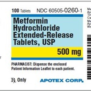 Apotex Corp. Issues Voluntary Nationwide Recall of Metformin Hydrochloride Extended-Release Tablets 500mg Due to the Detection of N-nitrosodimethylamine (NDMA)