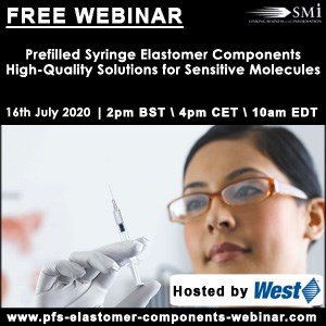 West Pharmaceutical Services to Host a Free Exclusive Webinar on Prefilled Syringe Elastomer Components 