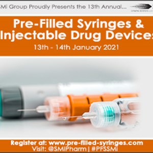 Registration is now open for the Pre-filled Syringes and Injectable devices Conference 2021